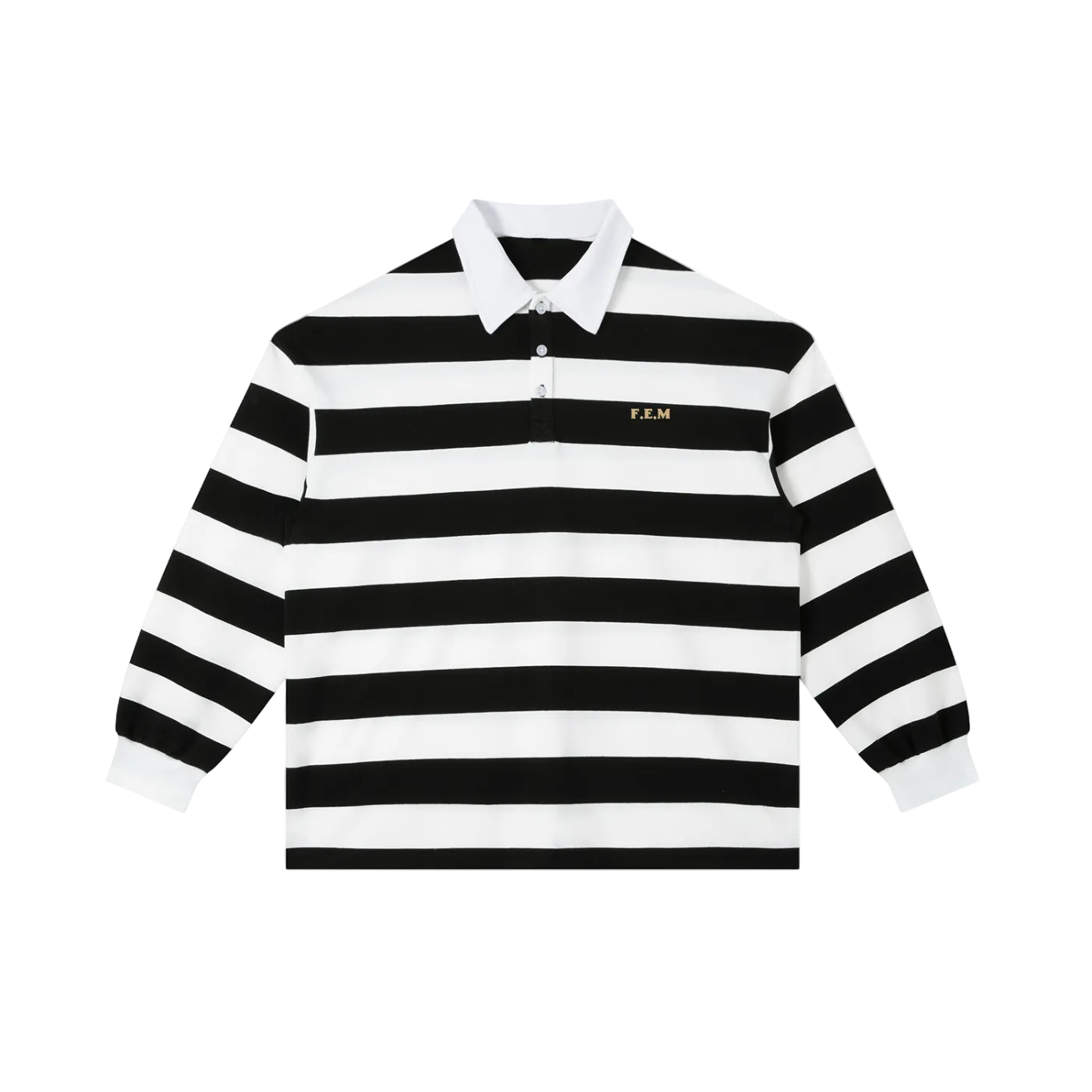 Vintage F.E.M Striped Polo Shirt