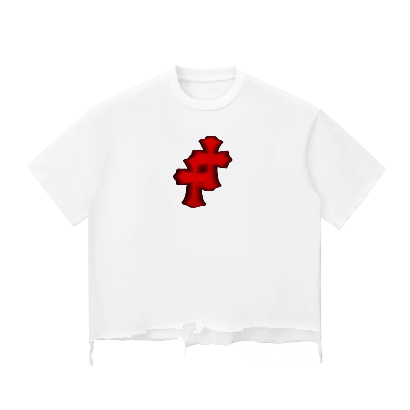 Vintage Red Cross Boxy T-Shirt