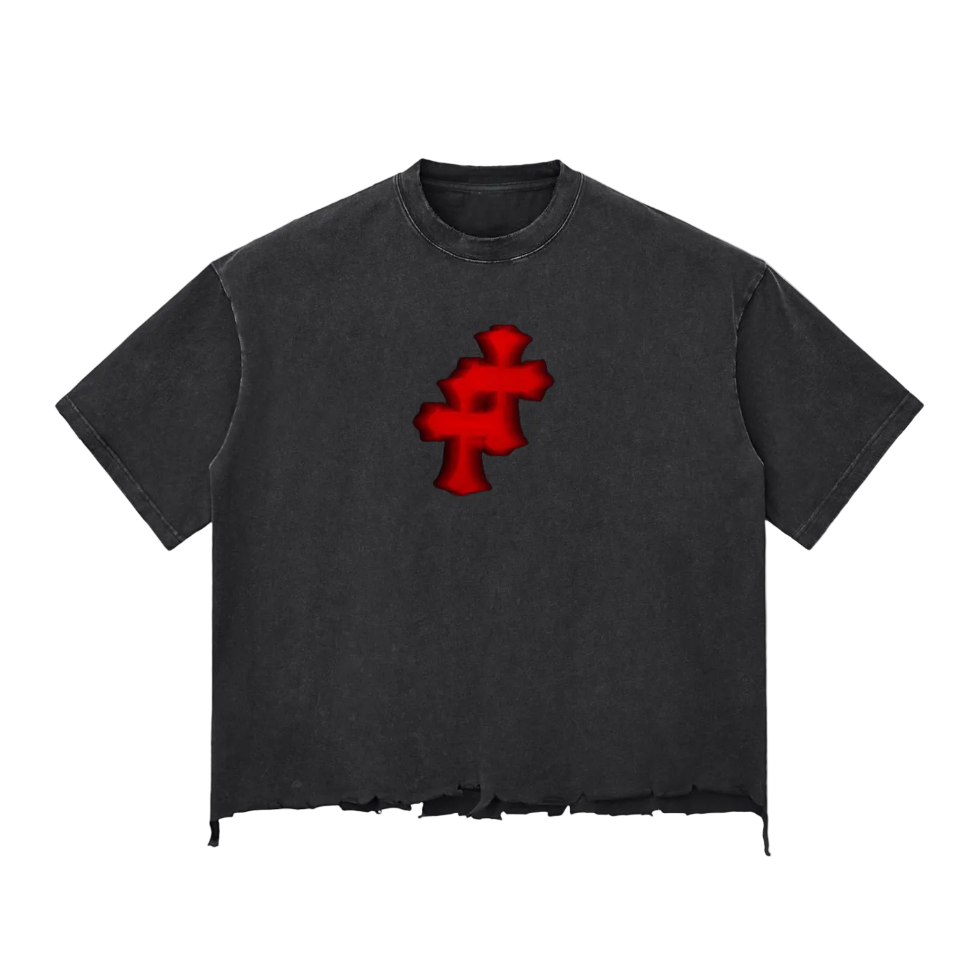 Vintage Red Cross Boxy T-Shirt