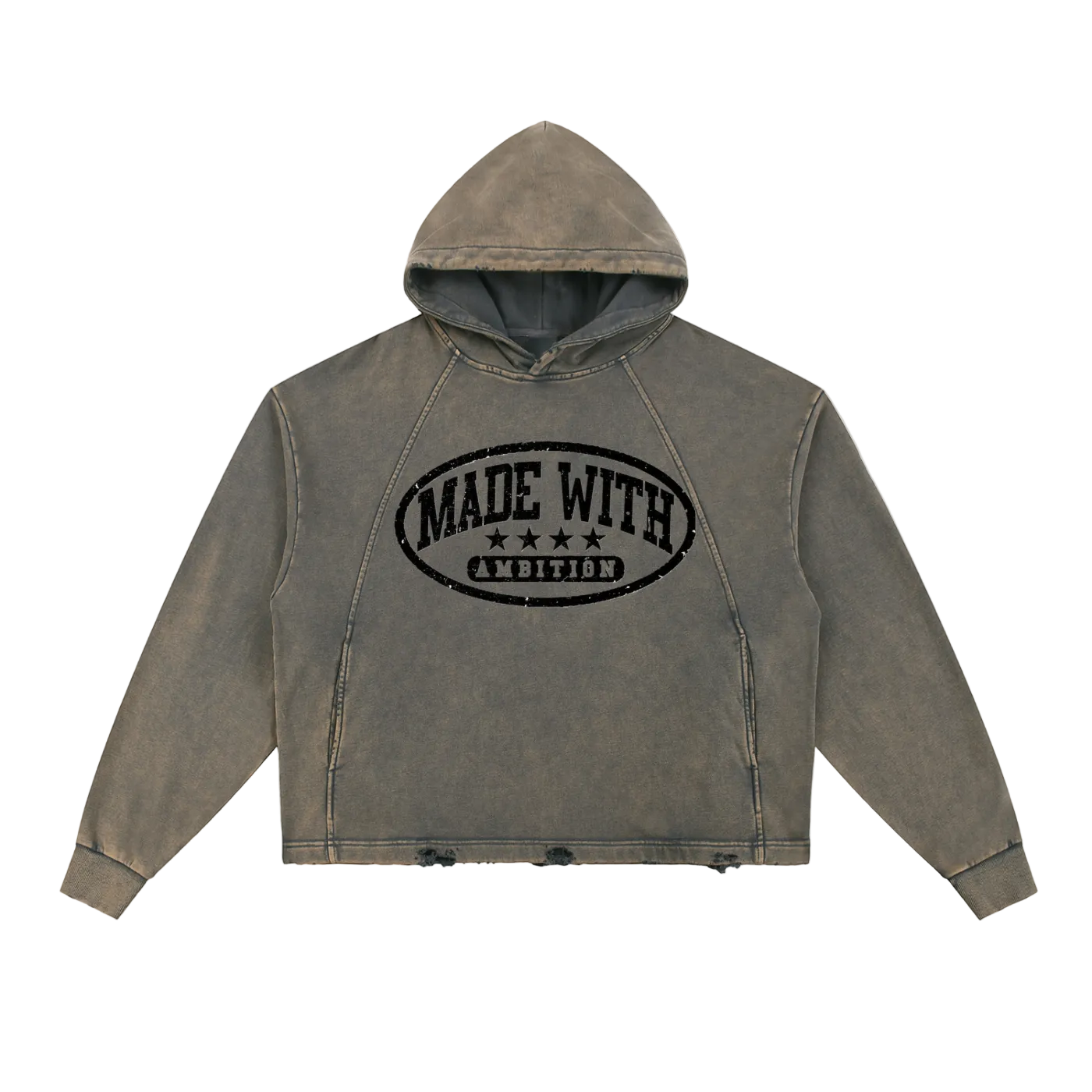 Vintage Ambition Frayed Hoodie